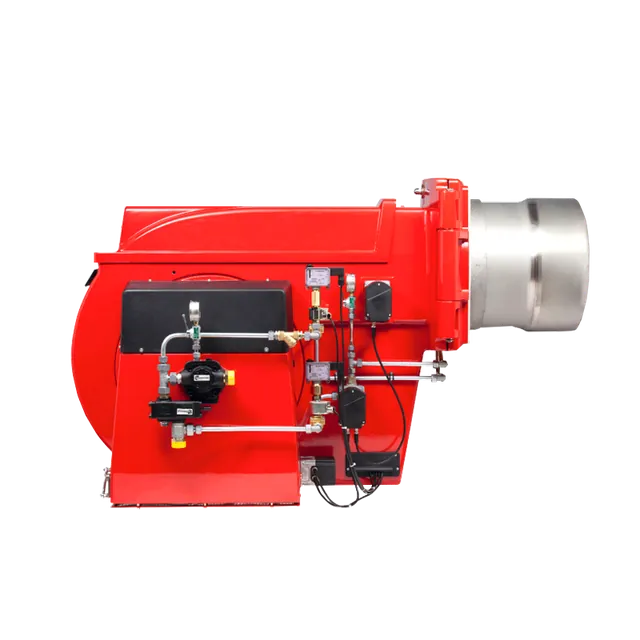 Weishaupt burner series unit with black and steel housing