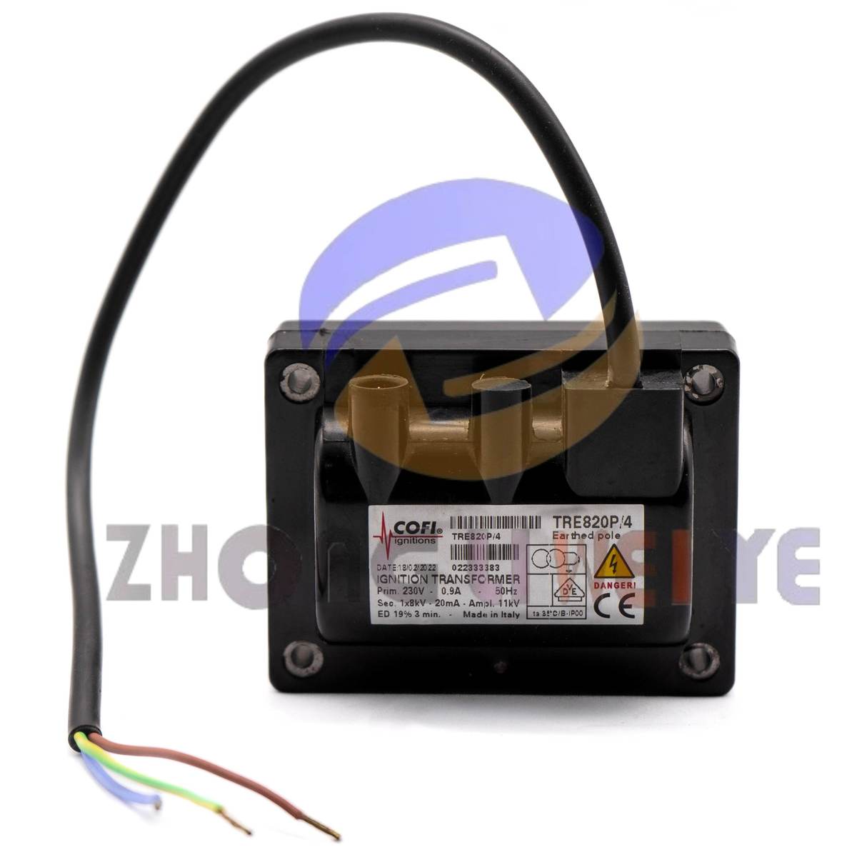 COFI TRE820PISO ignition transformer - typeset product card, photo on request
