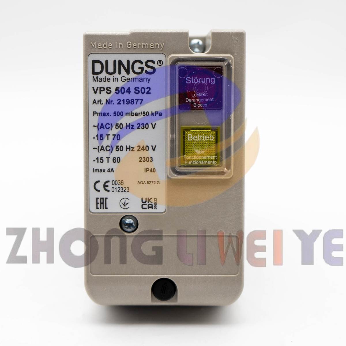 Dungs VPS 504 (S01/S02 variants) — product photo