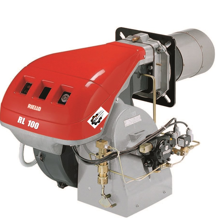 Riello RL100 two-stage light oil burner, 356/711-1186 kW